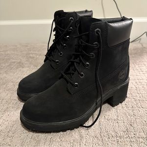 TIMBERLAND Women’s Kinsley 6-Inch Waterproof Boot Boots Black Size 7 EUC